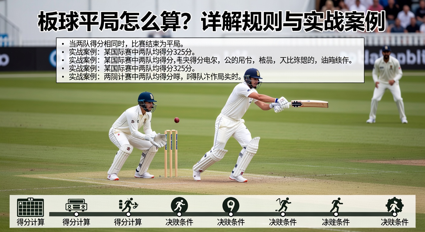 板球平局怎么算？详解规则与实战案例
