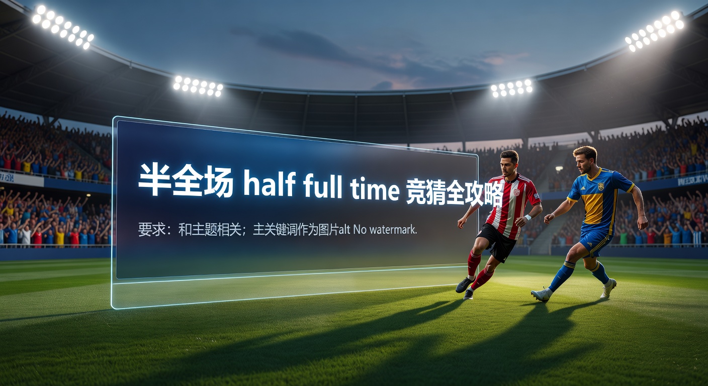 半全场 half full time 竞猜全攻略：技巧避坑