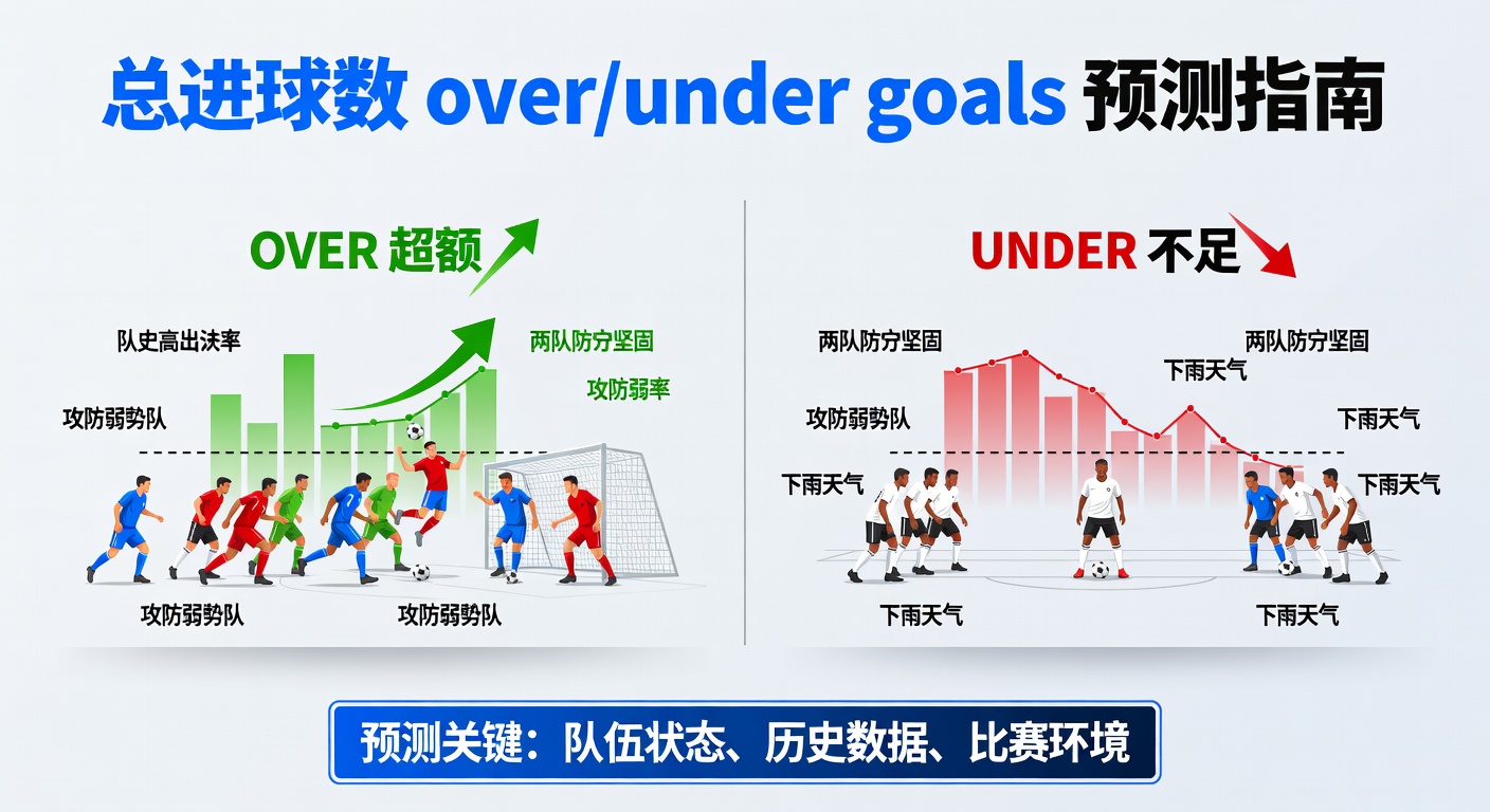 总进球数 over/under goals 竞猜指南
